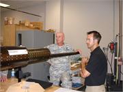 Gen Myles Visits USC and is Shown Gulfstream Quiet Spike Shaker Table Model II